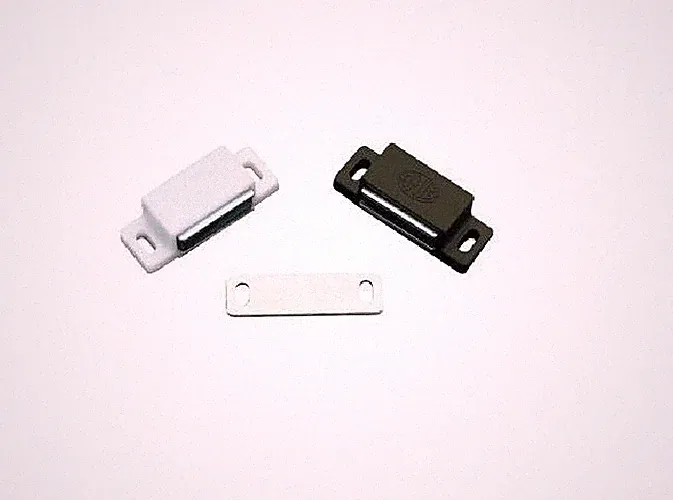 Magnetschnäpper Möbelmagnet Türmagnet Türverschluß Weiß oder Braun 3 Kg oder 5Kg