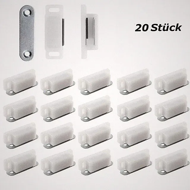 Magnetverschluss Türmagnet 20er Set – Möbelmagnet für Schranktüren & Möbelklappe