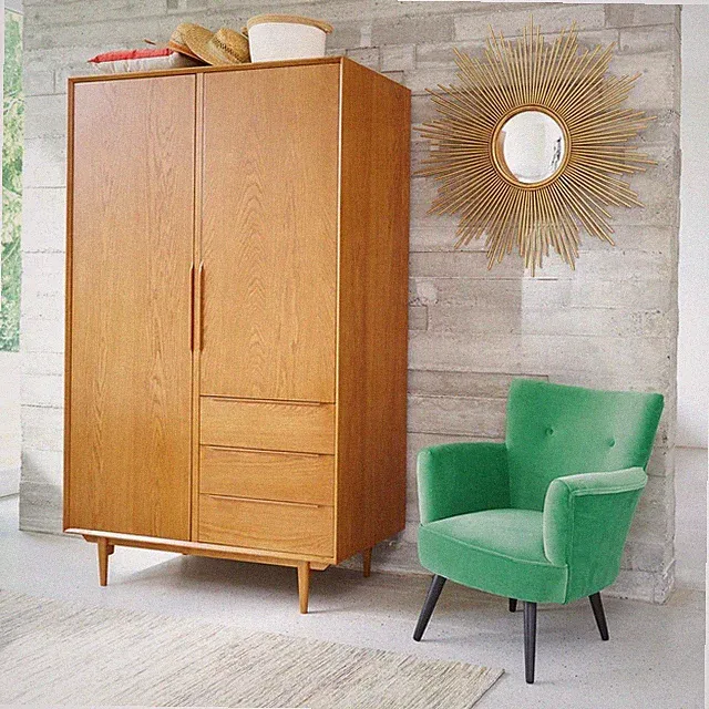 Maisons du Monde Vintage Kleiderschrank PORTOBELLO, französische Eiche