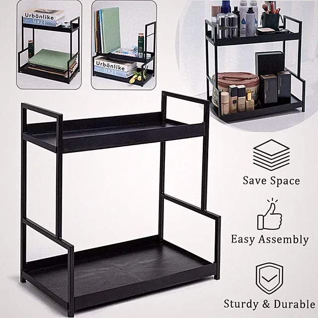 Makeup Organizer Metall Skincare Perfume Organizer für Vanity Aufbewahrung Regal