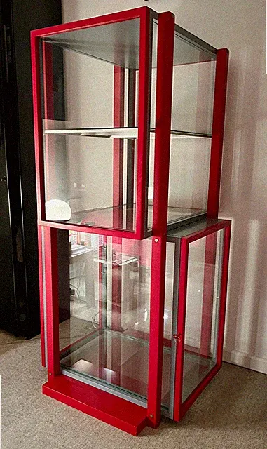 Marcel Breuer Bauhaus Vitrine Glasschrank S40 von Tecta