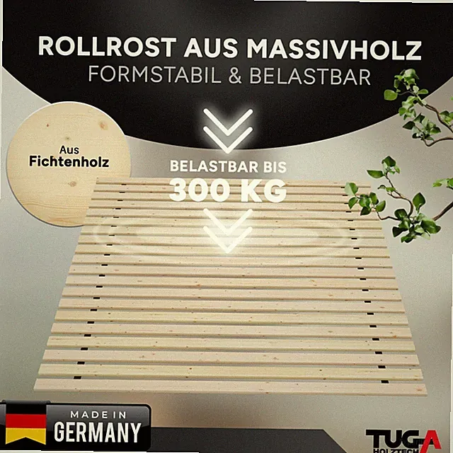 Marken Rollrost mit 50% Rabatt B-Ware TUGA Lattenrost Bettrost Rolllattenrost