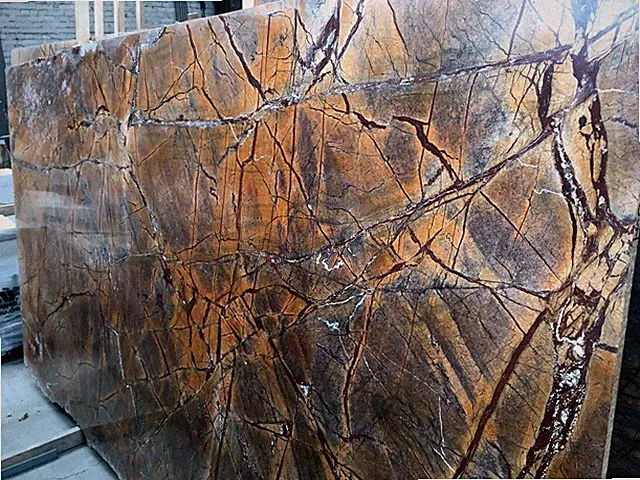 Marmorplatte Natursteinplatte braun f. Waschtisch Esstisch Beistelltisch Ablage