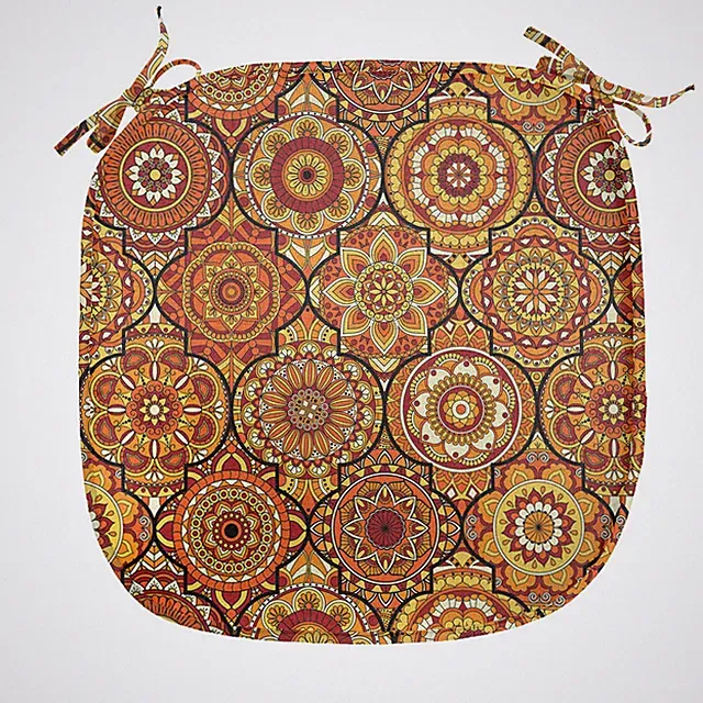 marokkanisch Stuhlkissen Blumenmotive Ottoman Stuhlpolster Sitzkissen 40x40cm
