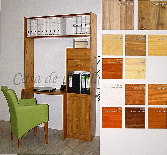 Massivholz Büro-regale Schreib-tisch Holz regal Home Bücher-schrank PC Computer