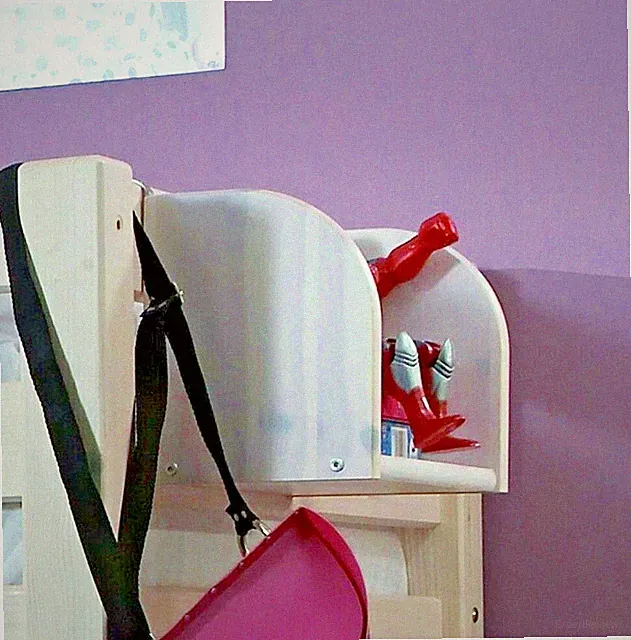 Massivholz Hängeregal Kinderregal Kiefer massiv weiß lasiert für Etagenbett holz