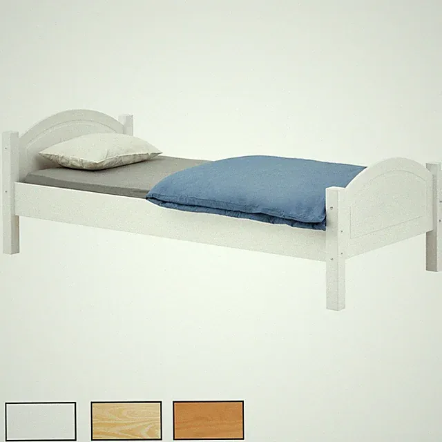 Massivholzbett Bettgestell Landhausbett Doppelbett Einzelbett Kiefer