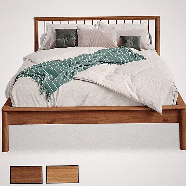 Massivholzbett Doppelbett Bett 140x200 cm