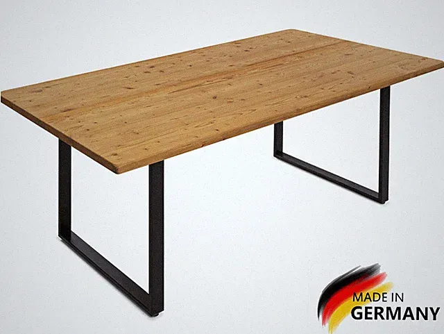 Massivholztisch Esstisch Tisch Altholz-Optik CURBY Holz THERMO-Fichte 220x100 cm
