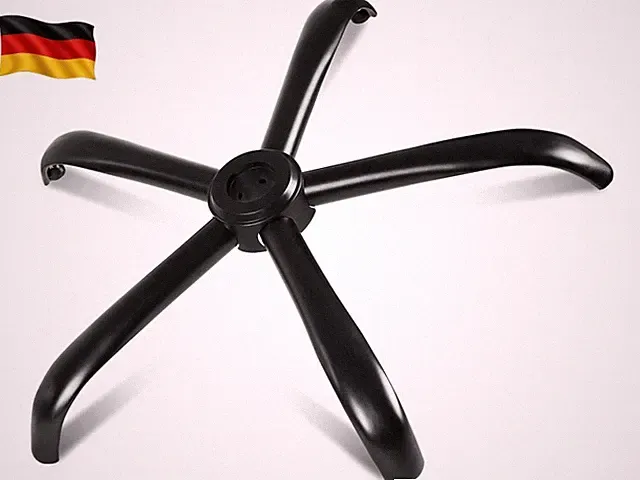 Mastery Mart 70cm Bürostuhl Fußkreuz, Belastbar bis 200kg, Universal 5-Sterne M