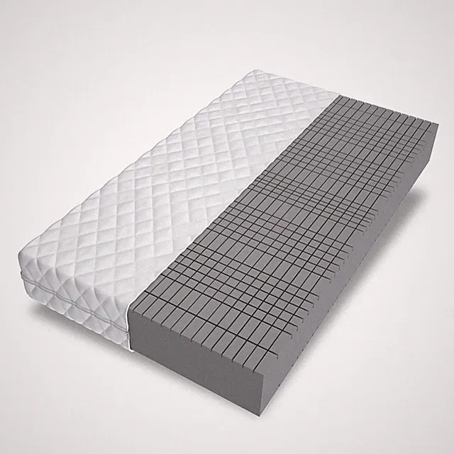 Matratze 180x200 PEARL MAX 20 cm Kaltschaum H4 7 Zonen Bett Konturschnitt