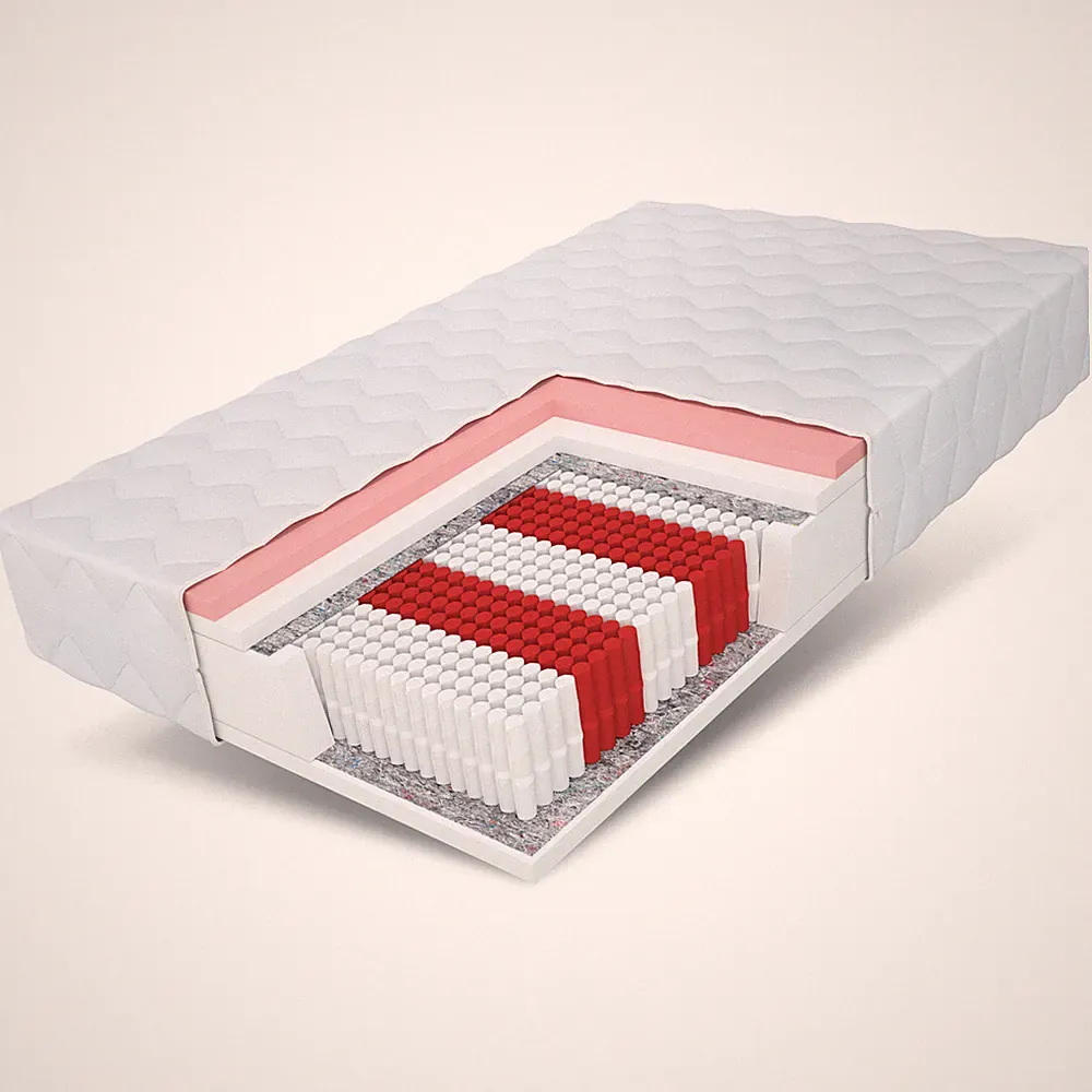 Matratze 90x200 cm MEMORY MULTI H3 Taschenfederkern Visco 7 Zonen Höhe 25 cm