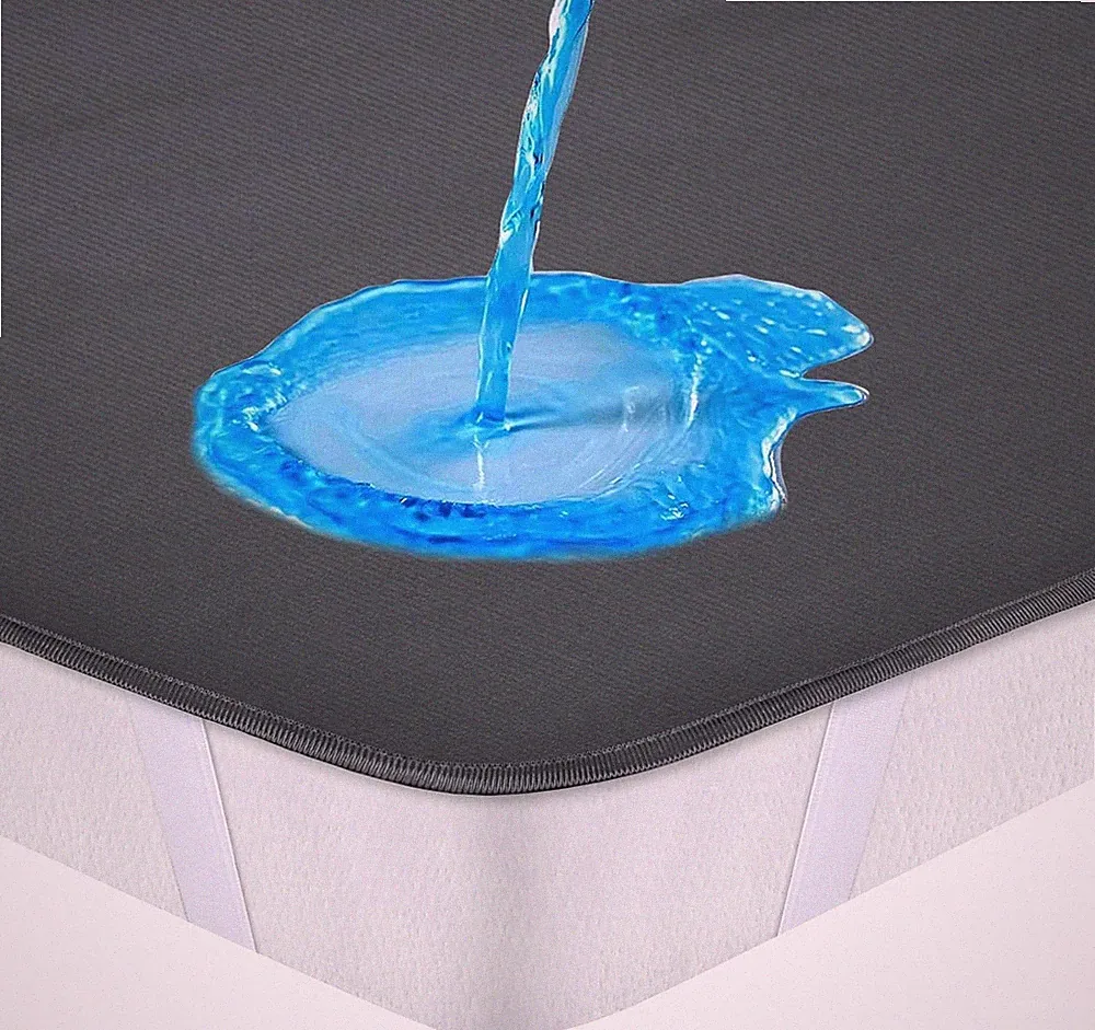 Matratzenschoner 140x200 cm Wasserdicht, Grau inkontinenzunterlage waschbar