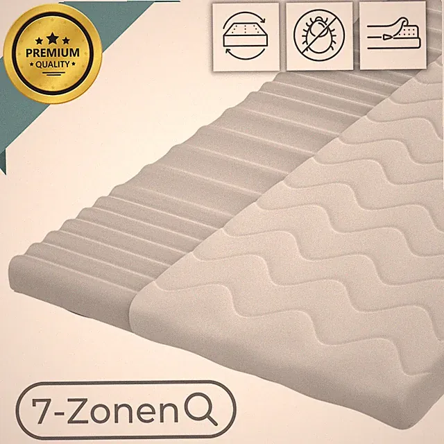 Matratzentopper 7-Zonen H3 Matratzenauflage Topper Orthopädisch - Retoure B-Ware