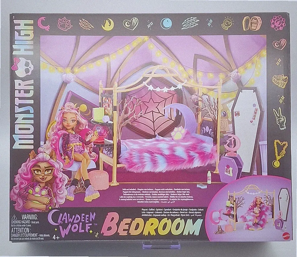 Mattel Monster High - Clawdeen Wolf - Schlafzimmer Set - Möbel - NEU OVP