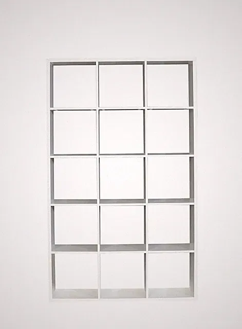 Mauro Regal 3x5 Fächer, Holzwerkstoff, Weiß, B*H*T 107,2 x 176,3 x 32,12cm