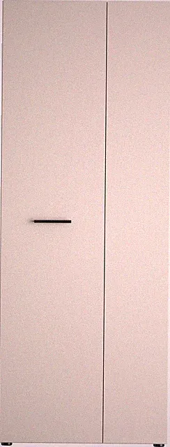 Mehrzweck-Kleiderschrank aus Holz mit 70 schmalen Schränken und 2 Türen