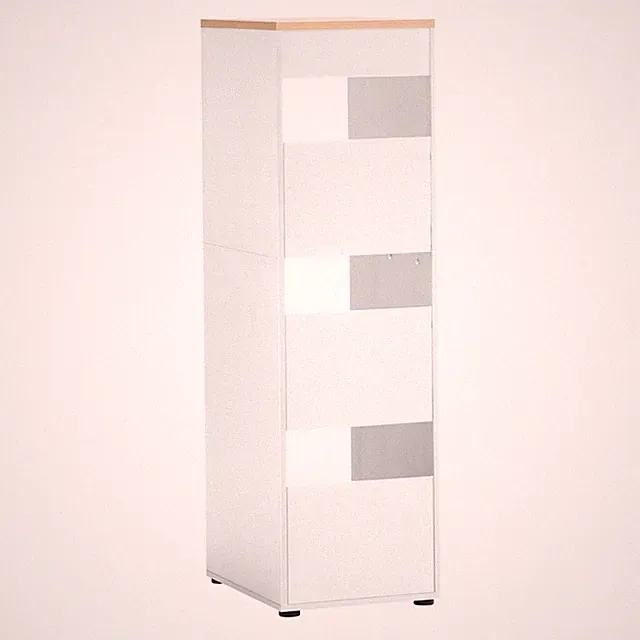 Mehrzweckschrank 45,1 cm breit weiß