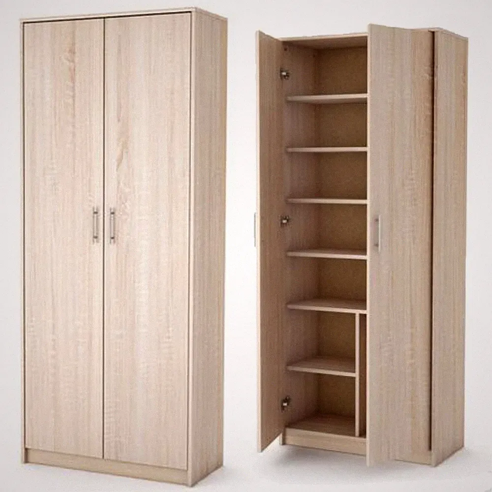 Mehrzweckschrank Kleiderschrank Kommode Stauraumkommode Sonoma 180cm