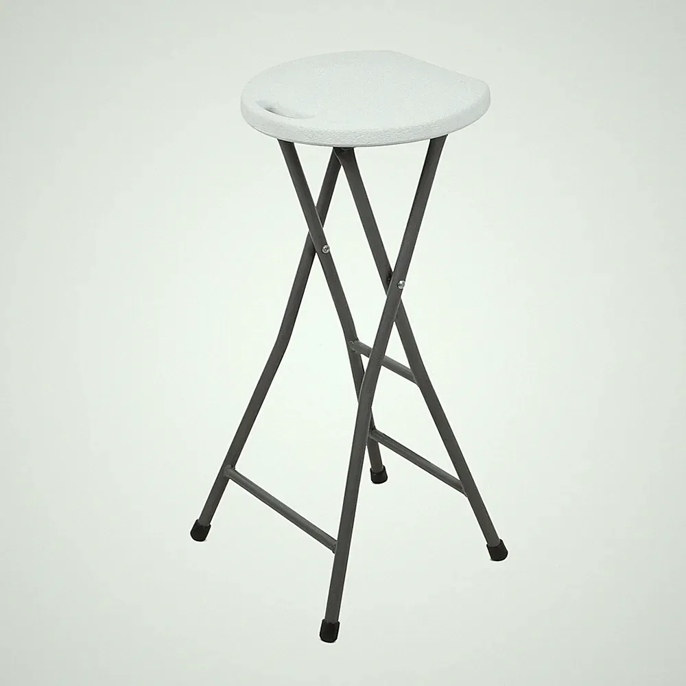 Metall Klapp Bar Hocker für 100 kg - 70x27 cm - Küchen Tresen Gäste Falt Stuhl