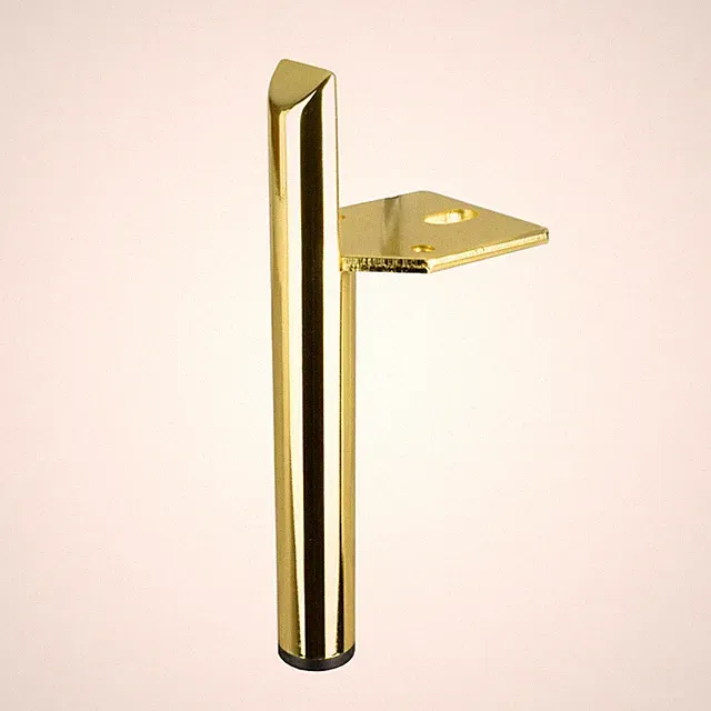 ✅ Metall Möbelfüße Möbelbeine Sockelfuß Schrankfuß Sofafüße Gold H: 14 / 19,5 cm