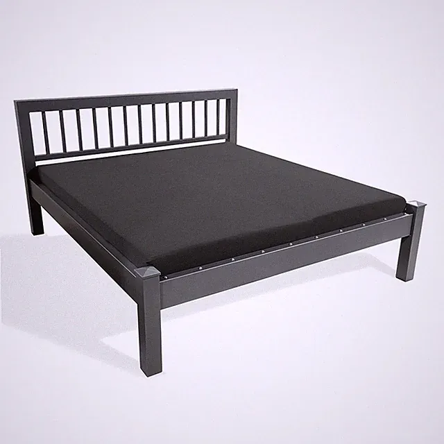 Metallbett Bettgestell Fesselbett Pranger Erotik BDSM Stahlbett Bett 1,8 x 2,0m