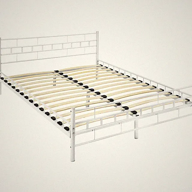 Metallbett Bettgestell Lattenrost Bettrahmen Schlafzimmer Doppelbett modern
