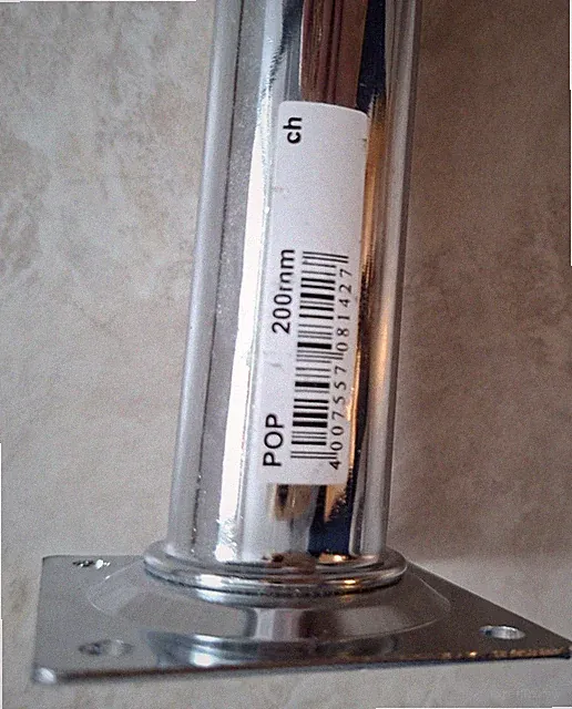 Metallfüße, Möbelfüße 20 cm hoch Neu 4 Stück