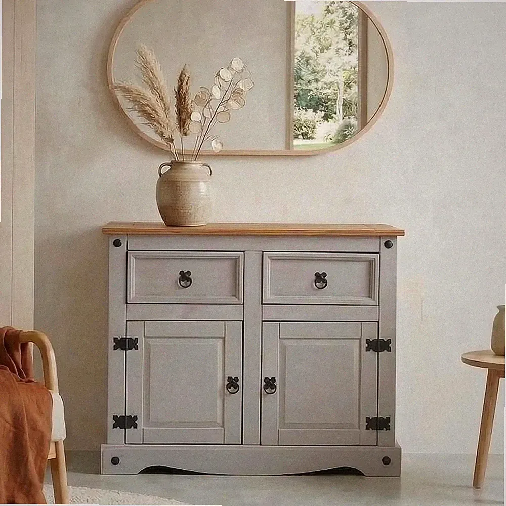 Mexico Kommode Schrank Kiefer massiv Landhausstil Mexico Möbel