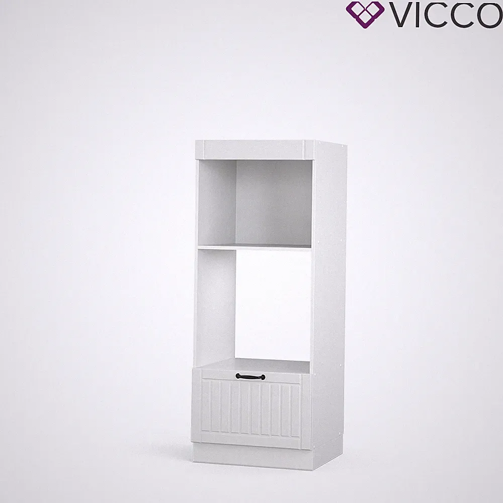 Mikrowellenschrank Küchenschrank Küchenmöbel Landhaus Fame-Line 60 cm Vicco