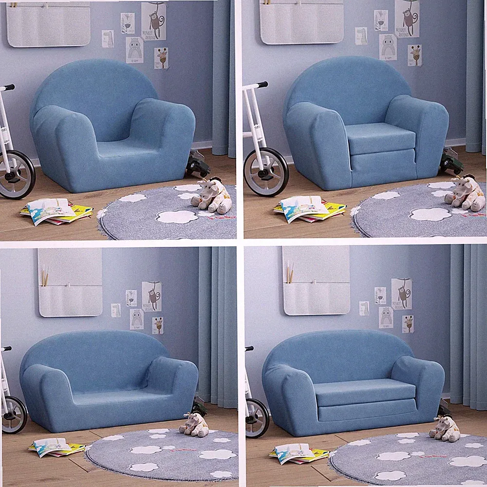 MINI Kindersofa Kinder Sofa Couch Stuhl Sessel Weich Plüsch Kindermöbel Minisofa
