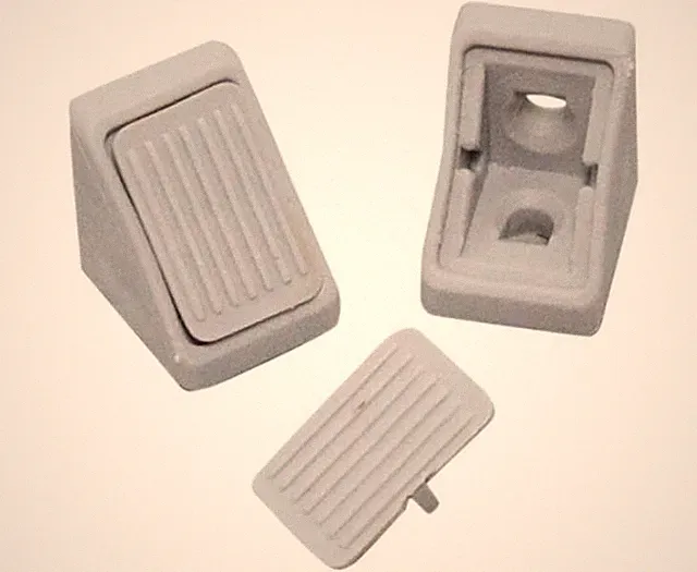 Mini Möbelverbinder 10 Stk. (lichtgrau)
