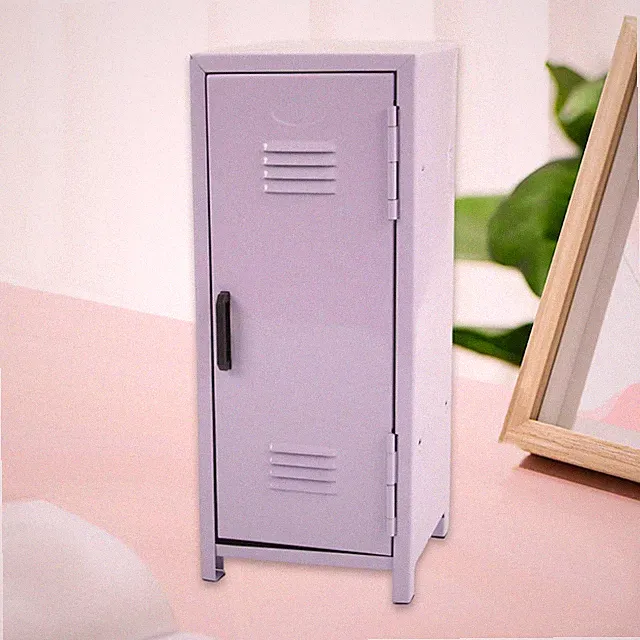 Mini-Schließfach aus Metall, multifunktionaler Schreibtischschrank für