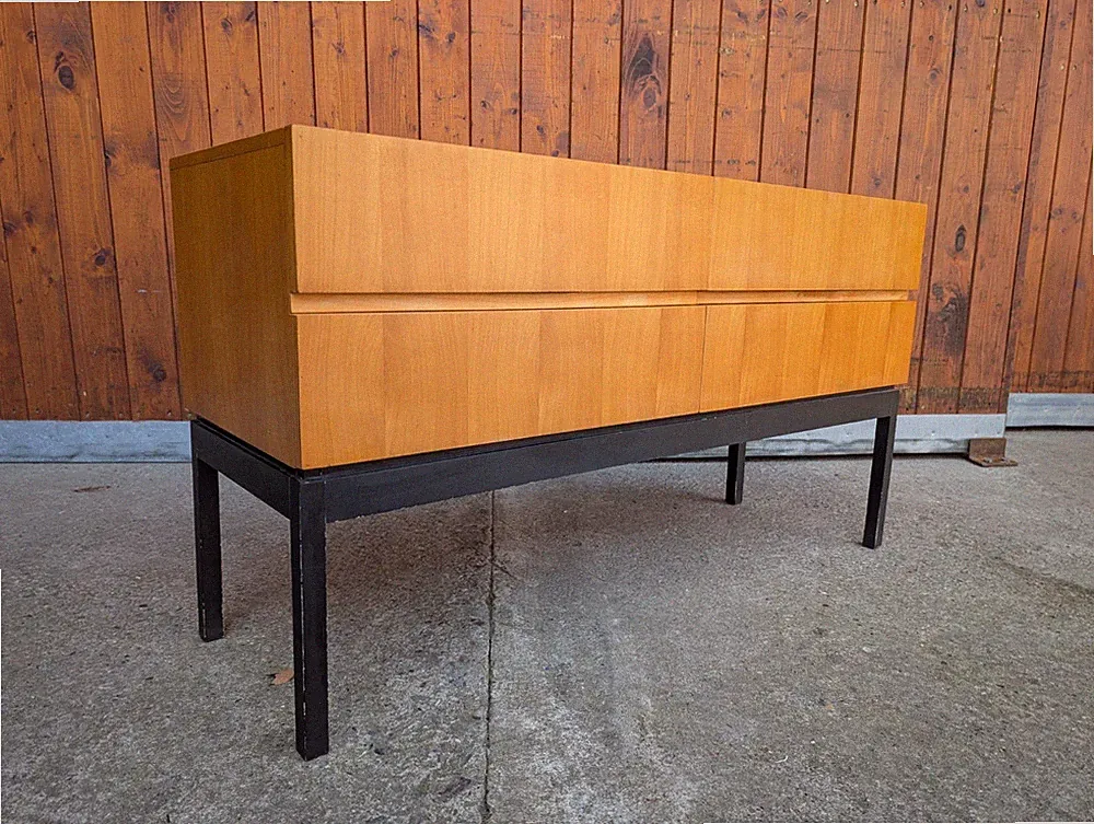 Mini Sideboard Lowboard Vintage 60er Retro Anrichte Danish Credenza Mid Century