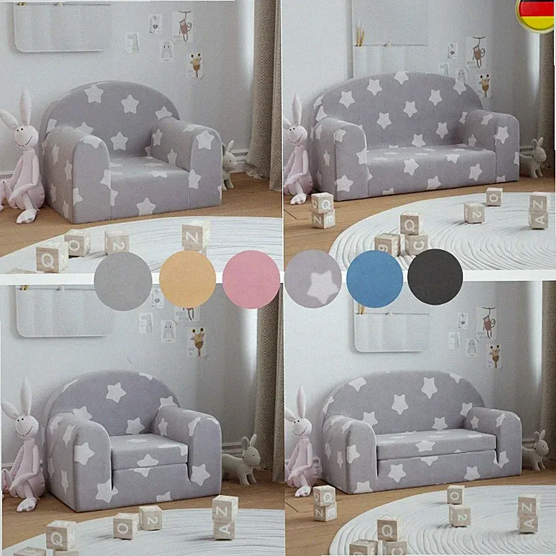 Mini Spielsofa Modulsofa Spielmöbel Modulares Kindersofa Modulsofa Weich Plüsch