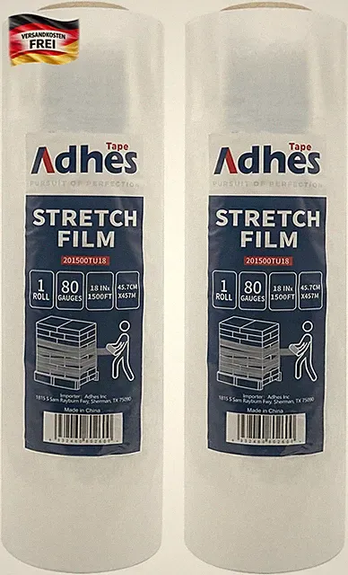 Mini Stretchfolie transparent 13cm x 304m für Möbel Verpackung & Transport