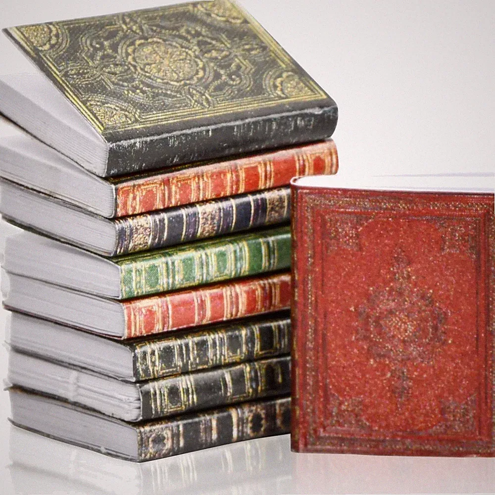 Miniaturen Puppenhaus Bücher 9 Stk Mini Büchern Dekoration Zubehör Möbel