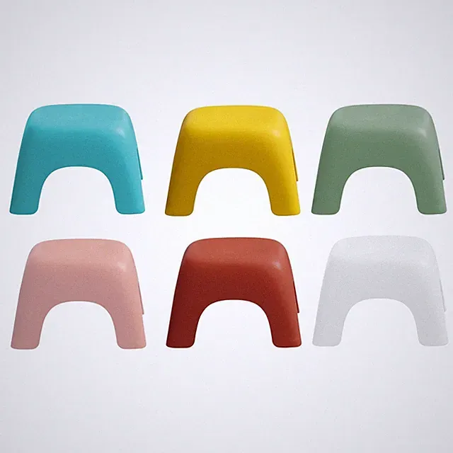 Minimalistische moderne Zimmermöbel Kinderstuhl Tritthocker Dekoration