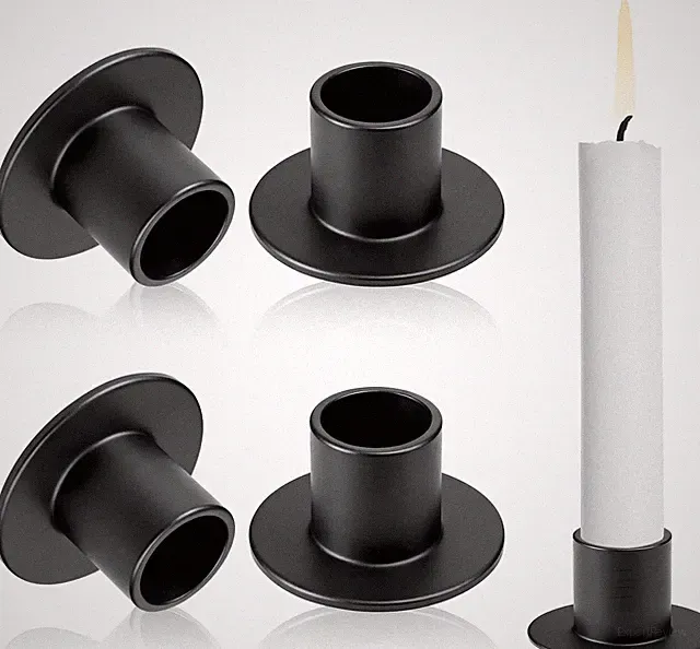 Minimalistische Tischdeko - 4er Set Kerzenständer für stilvolle Atmosphäre