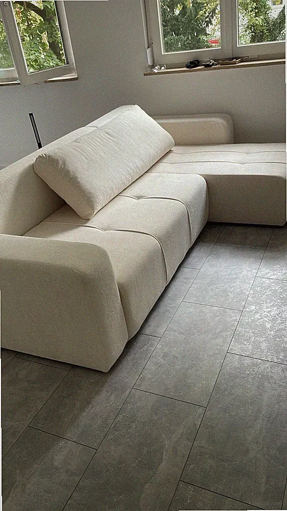 Mirjan24 3-Sitzer Sofa, beige, neuwertig