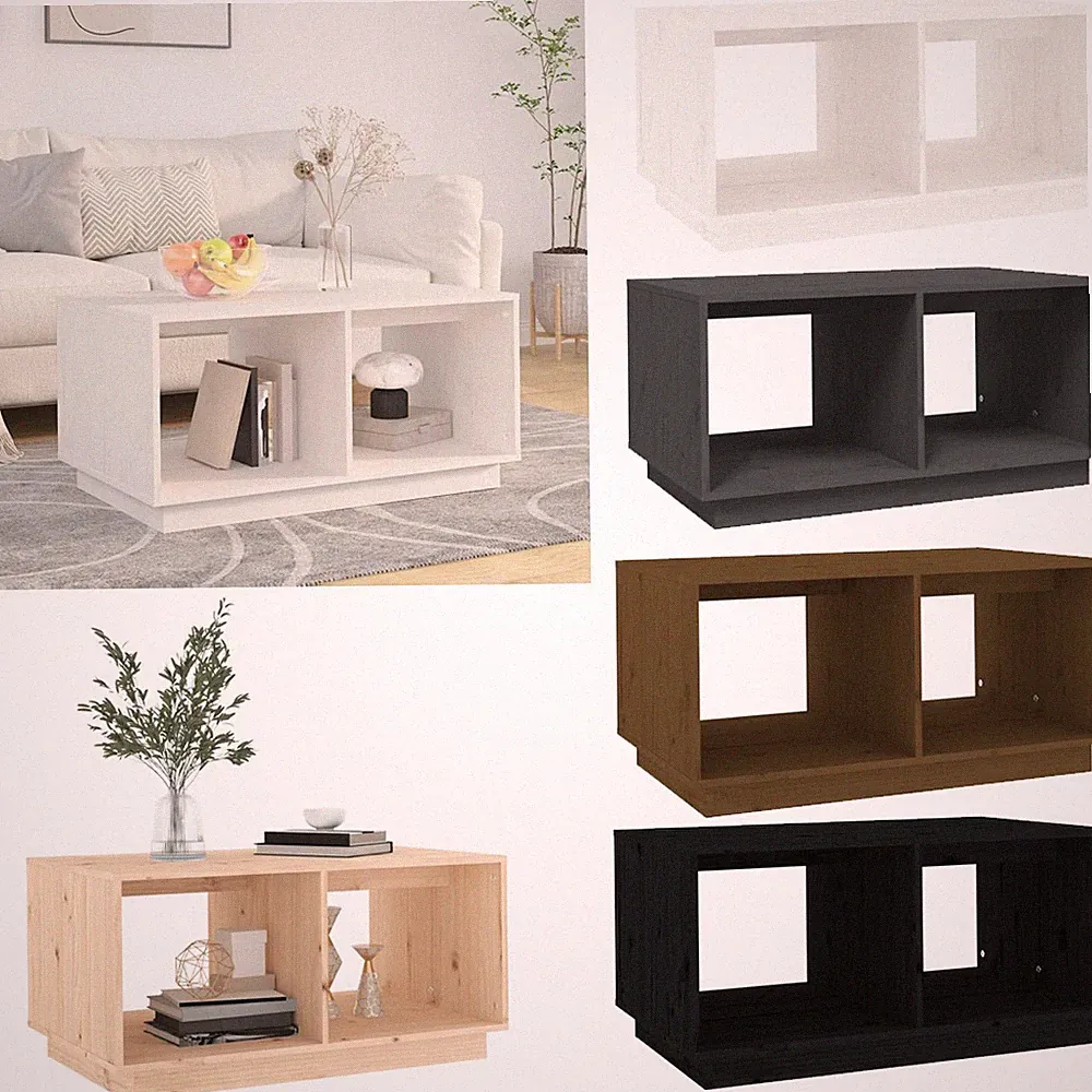 Modern Couchtisch Wohnzimmertisch Beistelltisch Holz mit Stauraum Modern Sofa
