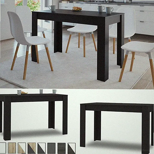 Modern Esstisch 120x60x76 cm Esszimmertisch Küchentisch Kaffeetisch Tisch
