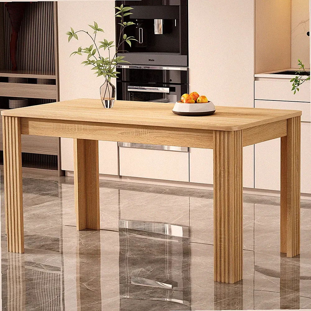 Modern Esszimmertisch Esstisch Tisch Holztisch Kaffee-Freizeittisch 116x65x75 cm