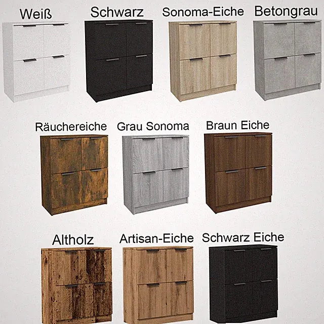 Modern Kommode Sideboard Beistellschrank Küchenschrank Highboard 60x30x70cm
