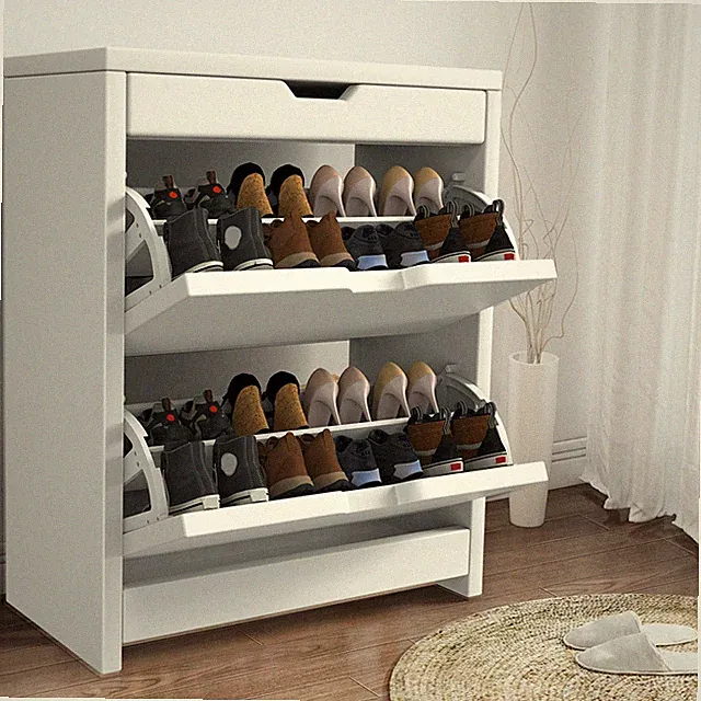 Modern Schuhschrank Schuhregal Flurschrank mit Klapptür Klapptüren Platzsparend
