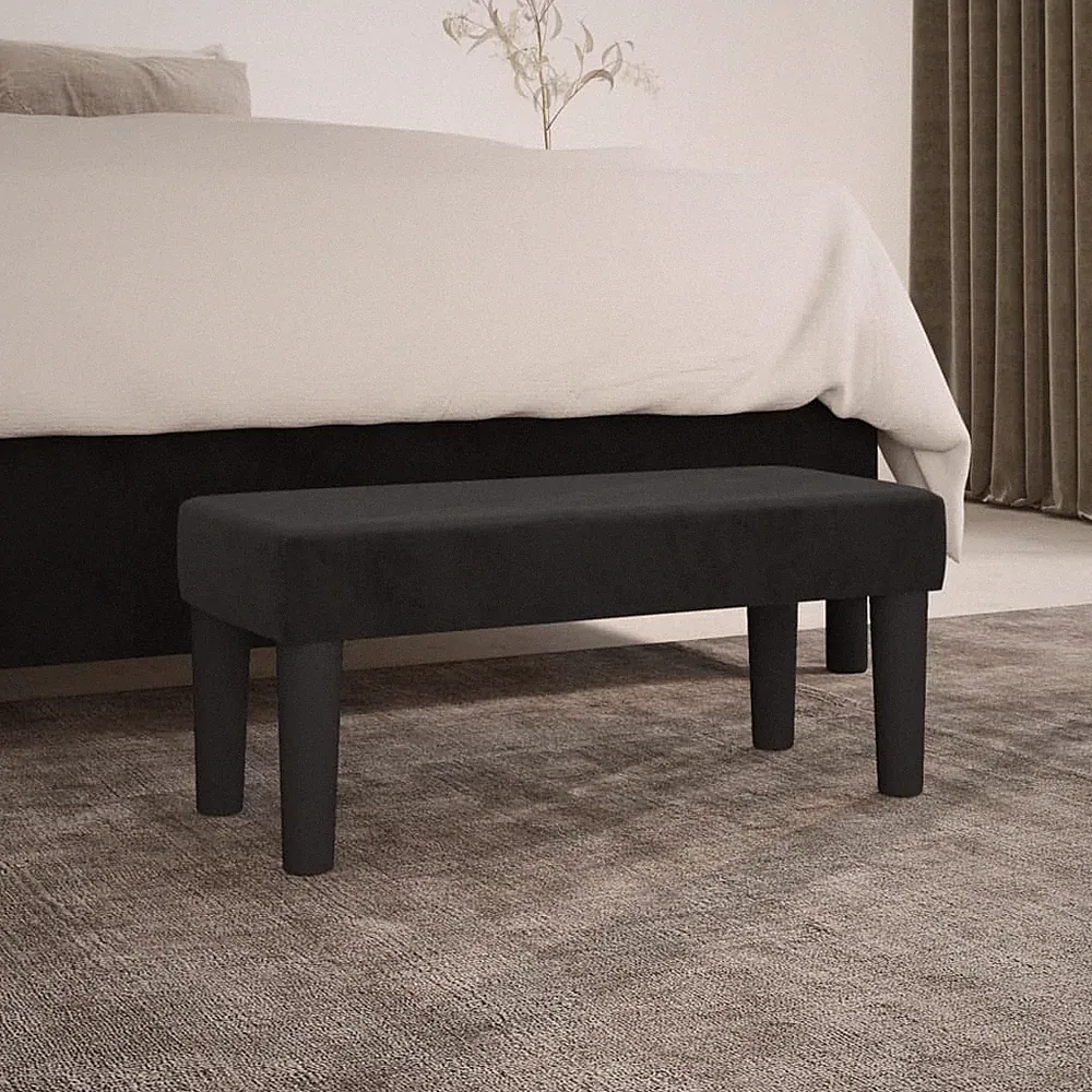 Modern Sitzbank Samt Bank Polsterbank Schlafzimmer Bettbank Flurbank Fußhocker