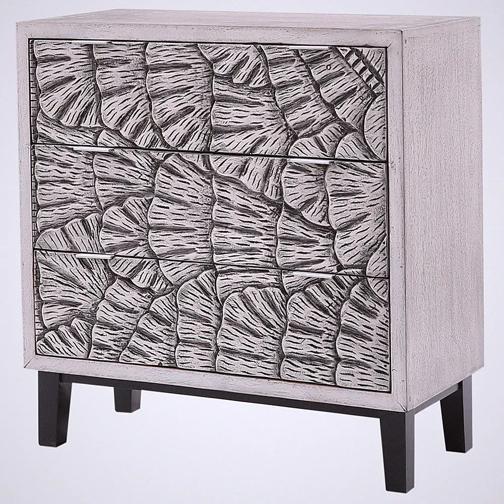 Moderne Kommode Sideboard Kommodenschrank Holz Highboard Komode Flur Boho Möbel