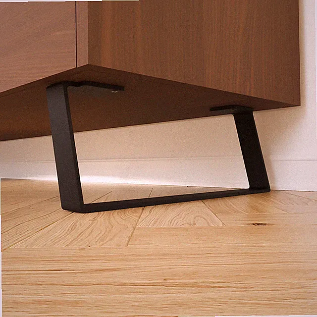 Moderne Möbelfüße Set - MAILAND - Möbelbeine Waschtischunterschrank, Möbelkufen