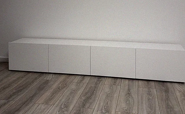 Moderne Tv-kommode in Weiß