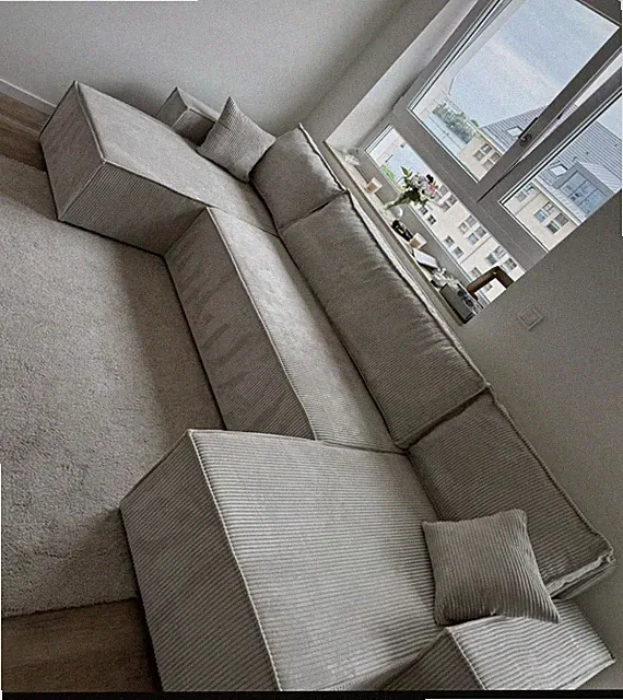 Moderne U-Form Couch In Top Zustand Sofa Couch